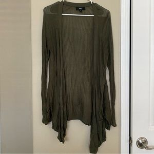 TARGET Missoni Army Green Long Sleeve Pocket Cardigan